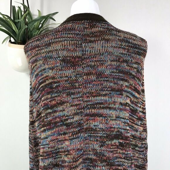 NWOT Trina Turk Grantham Sweater Cape Button Alpaca Blend Knit Poncho Size P / 0 - Picture 6 of 11